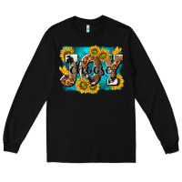 Black choose joy Long Sleeve Tee - NancyCooperArtShop