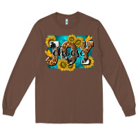 Chestnut choose joy Long Sleeve Tee - NancyCooperArtShop