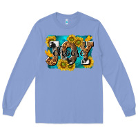 Colony Blue choose joy Long Sleeve Tee - NancyCooperArtShop