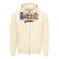 Sandshell home grown american flag windmill Zipper Hoodie - Jasminsmagicworld