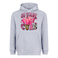 Heather Grey go fight cure pumpkin Heavyweight Hoodie - texasbilliewilder