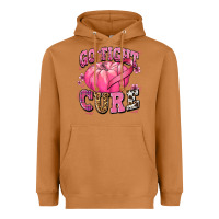 Meerkat go fight cure pumpkin Heavyweight Hoodie - texasbilliewilder