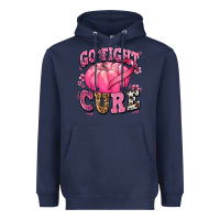 Navy go fight cure pumpkin Heavyweight Hoodie - texasbilliewilder