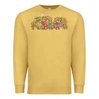Antique Gold magic mushroom Premium Sweatshirt - TumblerDesignByShophia