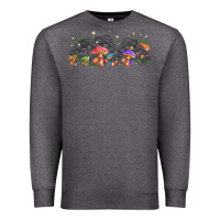 Charcoal Heather magic mushroom Premium Sweatshirt - TumblerDesignByShophia