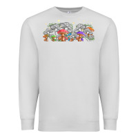 Dove Grey magic mushroom Premium Sweatshirt - TumblerDesignByShophia