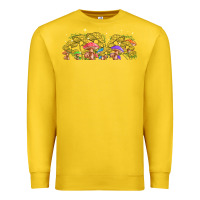 Lemon magic mushroom Premium Sweatshirt - TumblerDesignByShophia