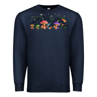 Navy magic mushroom Premium Sweatshirt - TumblerDesignByShophia
