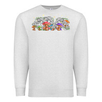 Oatmeal Heather magic mushroom Premium Sweatshirt - TumblerDesignByShophia