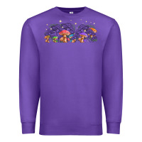 Purple magic mushroom Premium Sweatshirt - TumblerDesignByShophia