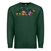 Sports Green magic mushroom Premium Sweatshirt - TumblerDesignByShophia