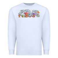 White magic mushroom Premium Sweatshirt - TumblerDesignByShophia