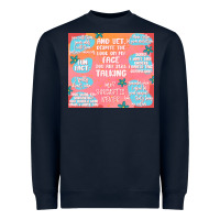 Navy sarcastic quotes Heavyweight Sweatshirt - MaliasSmallBusiness