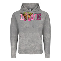 Cloud Rock valentine's day love highland cow Vintage Hoodie - BarkalooDesign