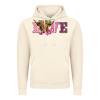 Vintage Artic valentine's day love highland cow Vintage Hoodie - BarkalooDesign