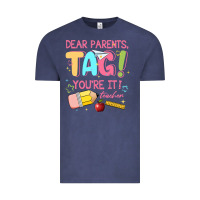 Vintage Denim dear parents tag youre it teacher Vintage Tee - JahusDesignShop