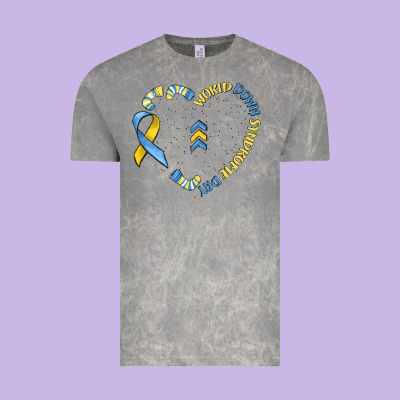World Down Syndrome Day Vintage Tee Designed By Maliassmallbusiness