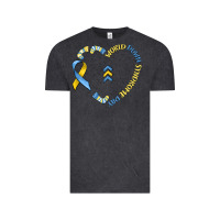 Vintage Black world down syndrome day Vintage Tee - MaliasSmallBusiness