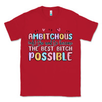 Red ambitchous (adj.) the need to become the best bitc Classic Tee - MaliasSmallBusiness