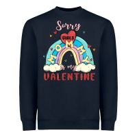 Navy sorry girls mommy is valentine Heavyweight Sweatshirt - MaliasSmallBusiness