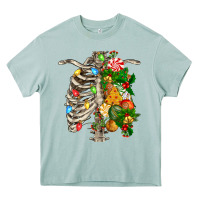 Arona skeleton chest christmas Heavy Core Tee - FaDigitalArtStudio