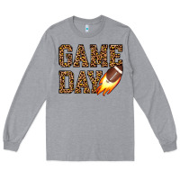 Heather Grey game day football Long Sleeve Tee - JahusDesignShop