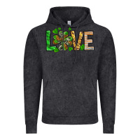 Love Luck With Clover Vintage Hoodie | Teevron