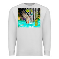 Dove Grey reel cool dad bass Premium Sweatshirt - TumblerDesignByShophia
