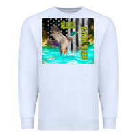 White reel cool dad bass Premium Sweatshirt - TumblerDesignByShophia