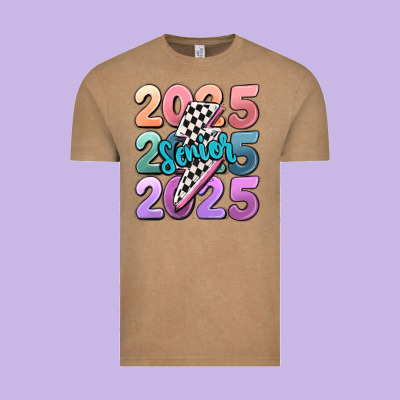 2025 Senior Vintage Tee Designed By Maliassmallbusiness