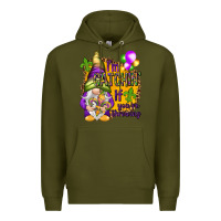 Army Green I'm catching if you're throwing Premium Hoodie - HowdyJamesFarm