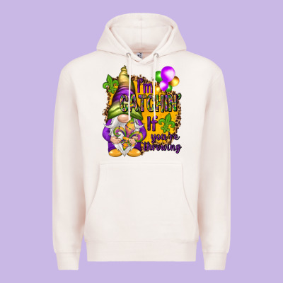 I'm Catching If You're Throwing Premium Hoodie Designed By Howdyjamesfarm