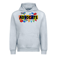 Heather Grey Advocate Autism Urban Hoodie - FaDigitalArtStudio