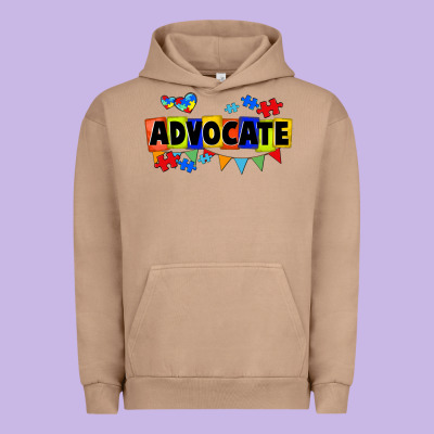 Advocate Autism Urban Hoodie Designed By Fadigitalartstudio