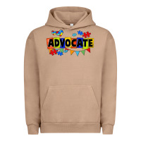 Pigment Burro Advocate Autism Urban Hoodie - FaDigitalArtStudio