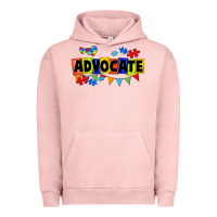 Pigment Salmon Advocate Autism Urban Hoodie - FaDigitalArtStudio