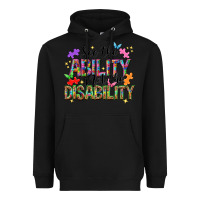 Black see the ability not the disability nca Heavyweight Hoodie - NancyCooperArtShop