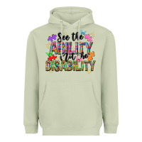 Matcha see the ability not the disability nca Heavyweight Hoodie - NancyCooperArtShop