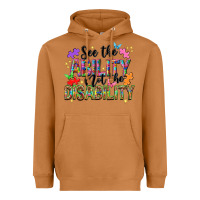Meerkat see the ability not the disability nca Heavyweight Hoodie - NancyCooperArtShop