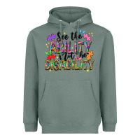 Sage see the ability not the disability nca Heavyweight Hoodie - NancyCooperArtShop