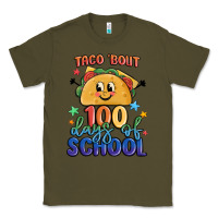 Army Green taco bout 100 days of school Classic Tee - MaliasSmallBusiness