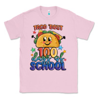 Bubblegum Pink taco bout 100 days of school Classic Tee - MaliasSmallBusiness