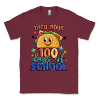 Burgundy taco bout 100 days of school Classic Tee - MaliasSmallBusiness