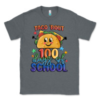Charcoal Heather taco bout 100 days of school Classic Tee - MaliasSmallBusiness