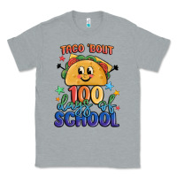 Heather Grey taco bout 100 days of school Classic Tee - MaliasSmallBusiness
