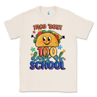 Natural taco bout 100 days of school Classic Tee - MaliasSmallBusiness
