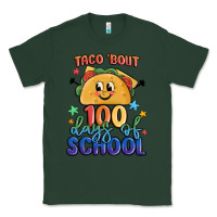 Sports Green taco bout 100 days of school Classic Tee - MaliasSmallBusiness