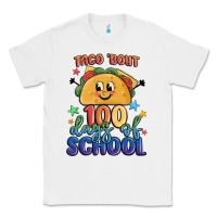 White taco bout 100 days of school Classic Tee - MaliasSmallBusiness