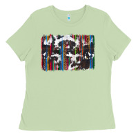 Matcha cowhide, leopard serape backgraund Ladies Tee - JahusDesignShop