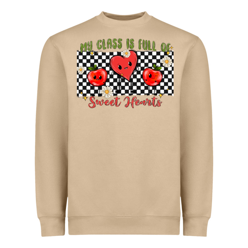 My Class Full Of Sweet Hearts Heavyweight Sweatshirt by MaliasSmallBusiness | Teevron